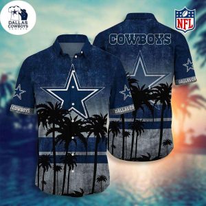 Dallas Cowboys JCPenney Tropical Hawaiian Shirt - Dallas Cowboys Home